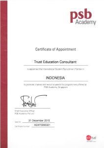 Certificate PSB 2015_TRUST Educatiom Consultant